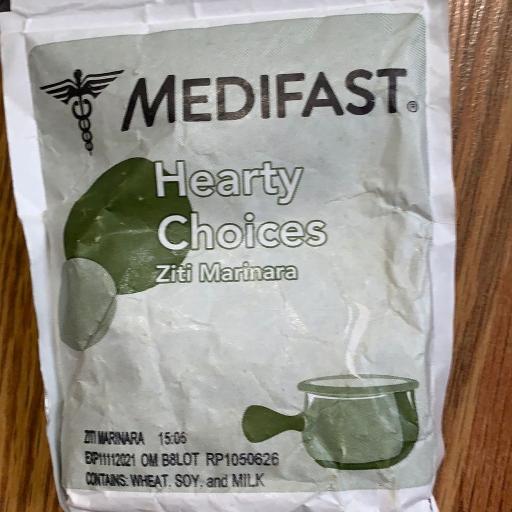 Medifast ziti marinara